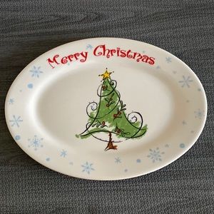 NWT Merry Christmas platter